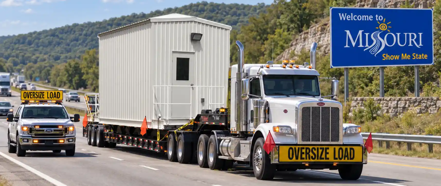 Oversize permits across state lines for interstate heavy haul transport