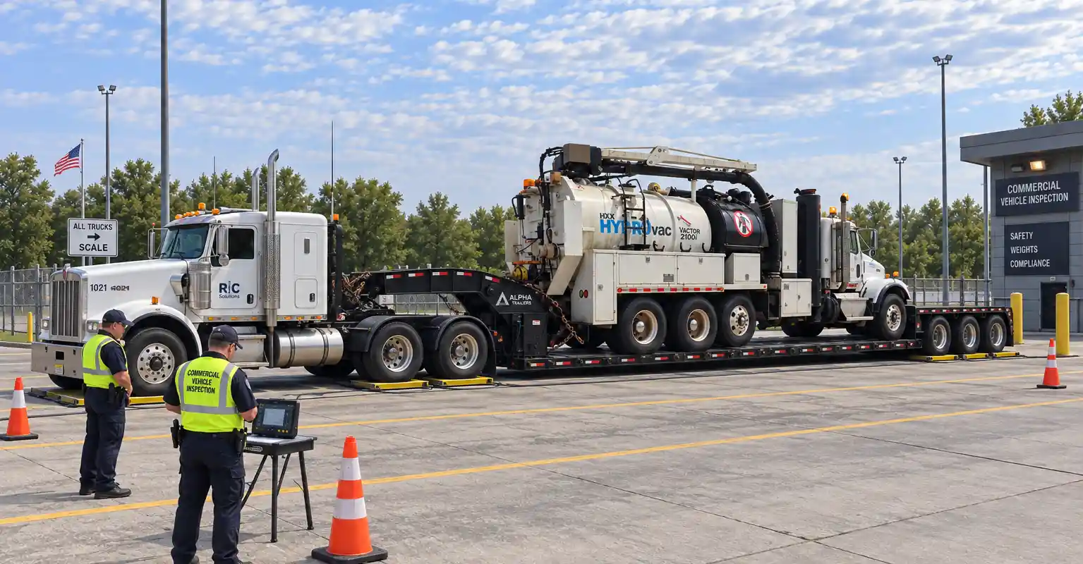 Axle weight verification after overweight permit weight discrepancy