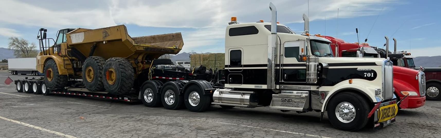 What is the overhang of an oversize load?